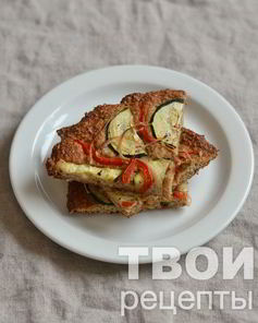 Диетическая лепешка с овощами