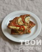 Диетическая лепешка с овощами