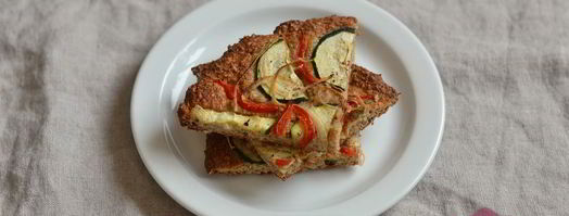 диетическая лепешка с овощами. Шаг 8