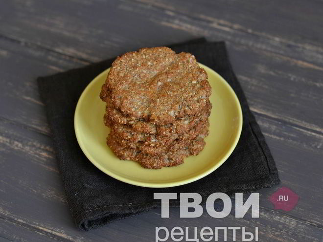 Рецепт диетических лепешек без муки