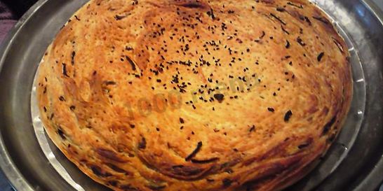 Фатыр лепешка с луком