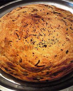 Фатыр лепешка с луком