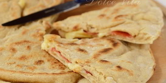 Фокачча на сковороде с любыми начинками