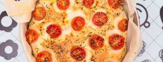 фокачча с черри и прованскими травами. Шаг 8