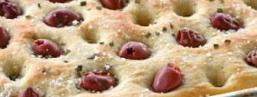 фокачча с маслинами и розмарином. Шаг 13