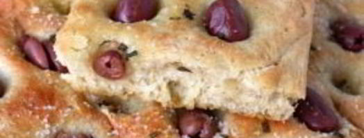 фокачча с маслинами и розмарином. Шаг 14