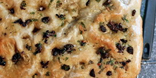 Фокачча с оливками