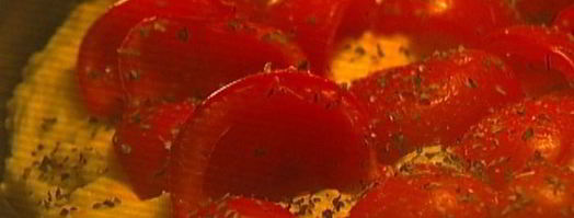 фокачча с помидорами и базиликом. Шаг 9