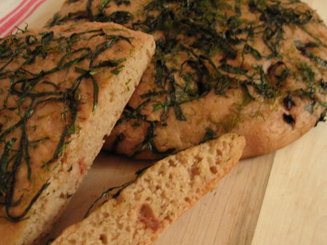 Рецепт фокаччи с укропом
