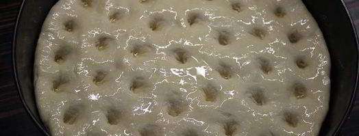 фокачча с жареным луком и розмарином. Шаг 7