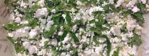 картофельные лепешки с творогом и зеленью. Шаг 4