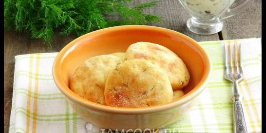 Картофельные лепешки с укропом