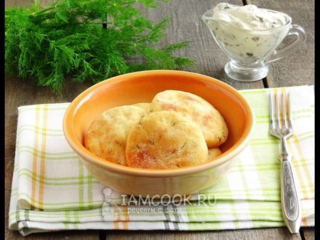 Рецепт картофельных лепешек с укропом