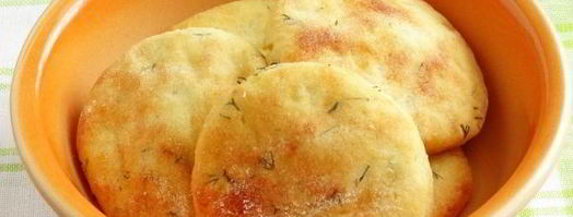 картофельные лепешки с укропом. Шаг 12