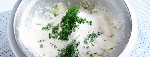 картофельные лепешки с укропом. Шаг 6