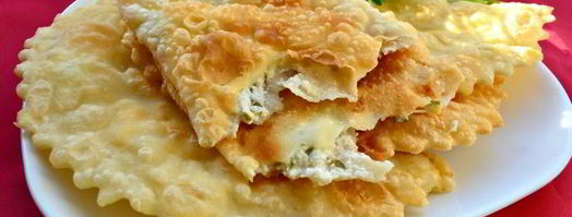 хрустящие лепешки с сыром фета и зеленью. Шаг 9