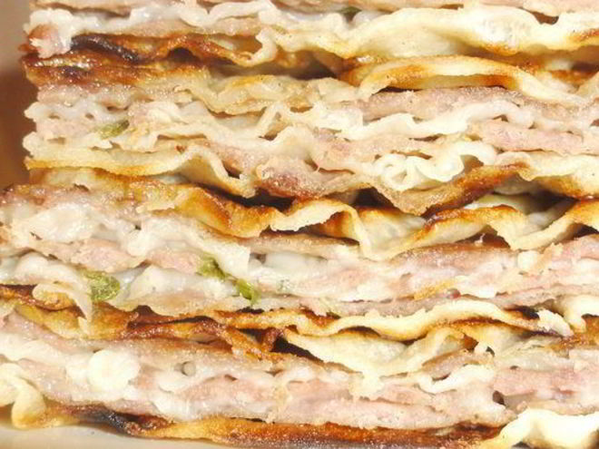 Рецепт китайских лепешек с мясом