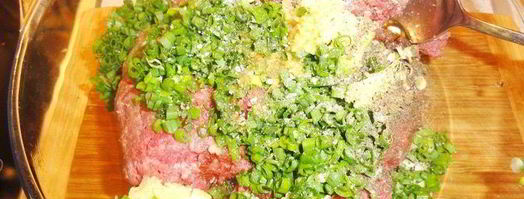 китайские лепешки с мясом. Шаг 4