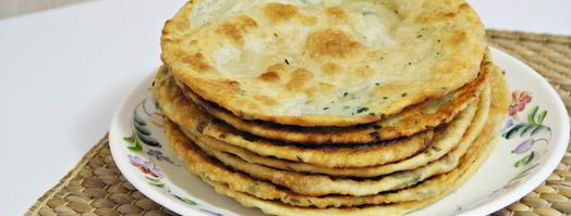 китайские лепешки с зеленью. Шаг 13