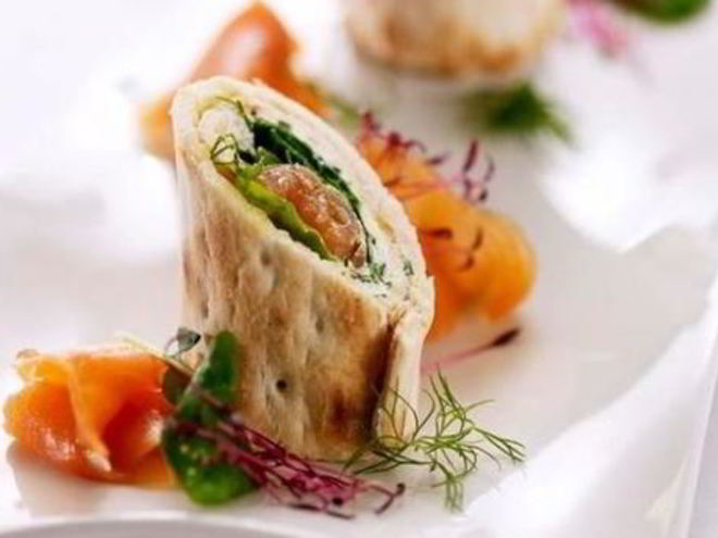 Рецепт копченой норвежской семги в лепешке