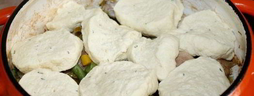 куриный кобблер с тимьяновыми лепешками. Шаг 4