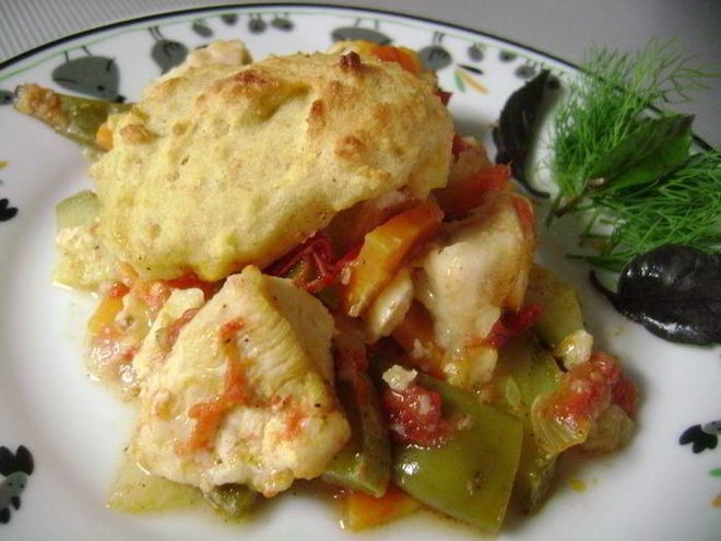 Рецепт курицы с маисовой лепешкой