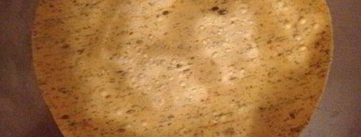 кусочки курицы в индийской лепешке с манго и лаймовой заправкой. Шаг 5