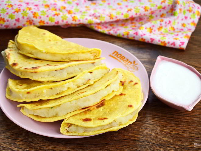 Рецепт кузикмяка — сытной лепешки с картофелем