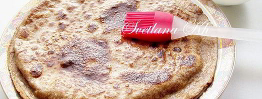 лавашевые лепешки из цельнозерновой муки с брынзой и зеленью. Шаг 8