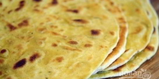 Лепешка без дрожжей