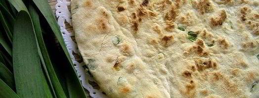 лепешка с зеленым луком. Шаг 9