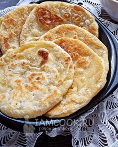 Лепешки без дрожжей на сковороде