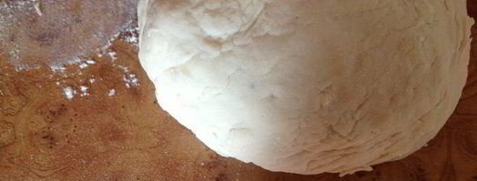 лепешки на минеральной воде с зеленью и сыром. Шаг 2