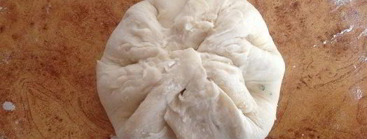 лепешки на минеральной воде с зеленью и сыром. Шаг 8