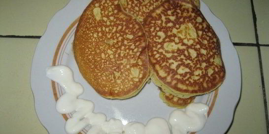 Лепешки на сметане