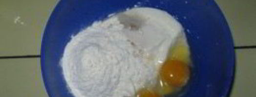 лепешки на сметане. Шаг 2