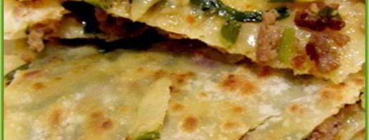 лепешки по-дунгански с мясом и зеленью. Шаг 10