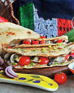 Лепешки пьядины с начинками