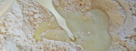 лепешки пьядины с начинками. Шаг 2