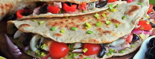 лепешки пьядины с начинками. Шаг 33