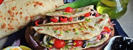 лепешки пьядины с начинками. Шаг 35