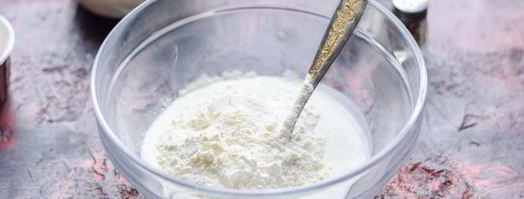 лепешки с адыгейским сыром на сковороде. Шаг 4