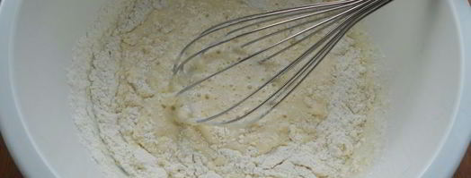 лепешки с куриным фаршем и брынзой. Шаг 3