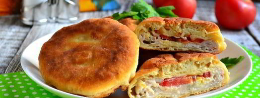 лепешки с куриным фаршем и брынзой. Шаг 10