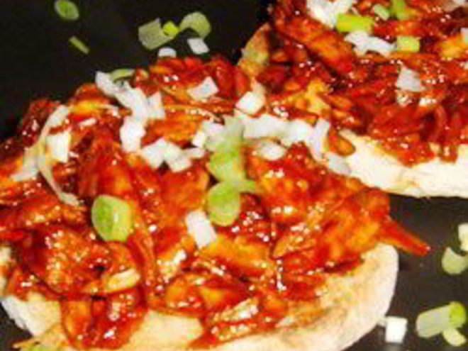 Рецепт лепешек с курицей по-азиатски