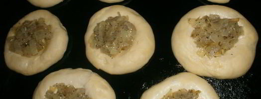 лепешки с луком и маком. Шаг 7