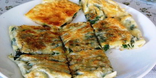 Лепешки с начинкой к завтраку