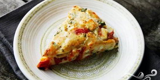 Лепешки с овощами и сыром Фета