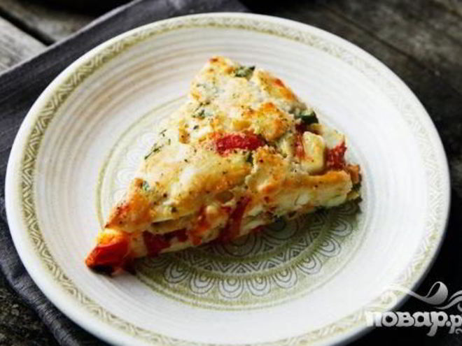 Рецепт лепешек с овощами и сыром фета