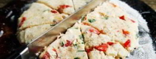 лепешки с овощами и сыром фета. Шаг 3